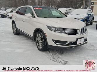 used 2017 lincoln mkx reserve