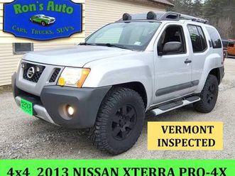 2013 nissan xterra pro-4x vt inspected*vermont*ron’s auto vt