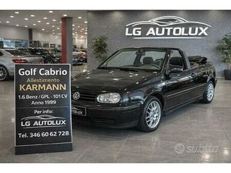 volkswagen golf cabriolet 1.6 karmann
