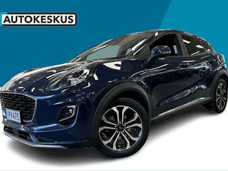 ford puma 1.0 ecoboost hybrid (mhev) 125hv a7 dct-autom. titanium - 1 omistaja / vakionop.säädin / driver asst. pack ii / takaluukun automatiikka