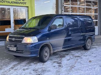 toyota hiace pitkä 2,5 d-4d 117 4wd sis alv