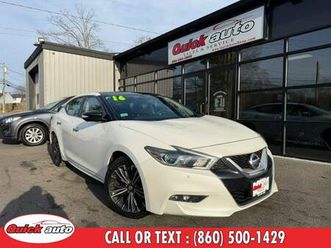 2016 nissan maxima 4dr sdn 3.5 platinum automatic white-hartford