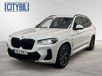 bmw x3 xdrive30e 292 phev - m sport - läder - drag - vinterhjul - moms