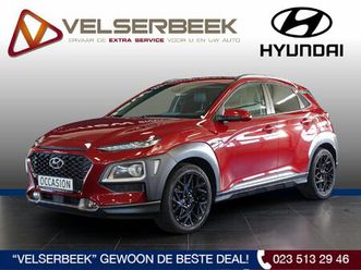 hyundai kona 1.6 gdi hev premium automaat/trekhaak/leer/carplay