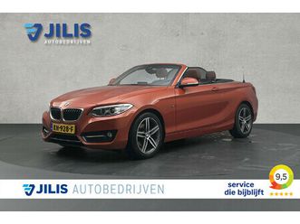 bmw 2-serie cabrio 220i sport | leder | stoelverwarming | led | parkeersensoren | cruise control