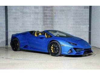 2023 lamborghini huracan evo spyder convertible awd lp 610-4 low miles