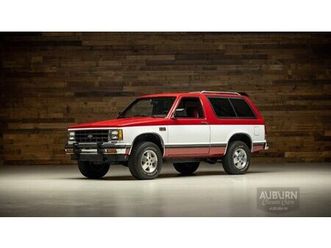 1986 chevrolet s10 blazer 4wd