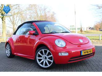 volkswagen beetle new cabriolet 1.6 origineel nl! leuke auto cruise controle, spiegelverwarming