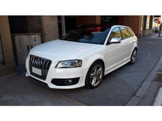 2010 audi s3 blanc manuel, 6 vitesses conduite à gauche i...