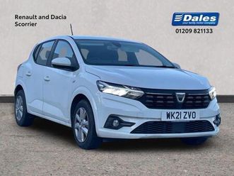 2021 dacia sandero sandero 0.9 tce comfort 5dr hatchback hatchback petrol manual