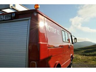 volkswagen vw lt 31 camper feuerwehr bus