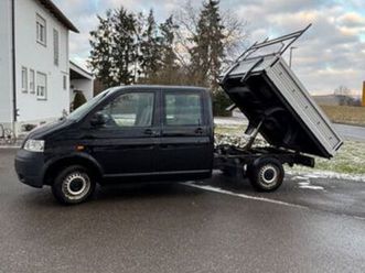 volkswagen t5 transporter kipper pritsche doppelkabine 3,5t