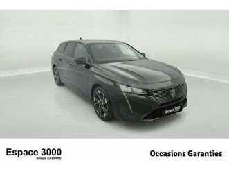 peugeot 308 2022 - noir métallisée - 308 sw bluehdi 130ch s&s eat8