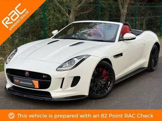 2016 jaguar f-type 3.0 v6 s convertible 2dr petrol auto euro 6 (start/stop) (380 ps) convertible petrol ...