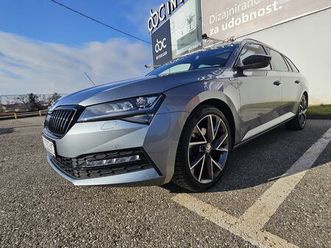 škoda superb combi sportline 2,0 tdi, dsg, matrix, pano, 360°, 12/26, 2021 god.