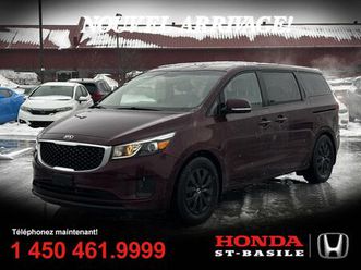 kia sedona 2017 l + 7 passagers + a/c + camera + wow !