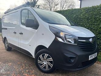 2017 vauxhall vivaro 1.6 cdti 2900 ecoflex panel van 5dr diesel manual l1 h1