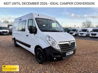 2019 vauxhall movano 2.3 cdti h2 van 130ps panel van diesel manual