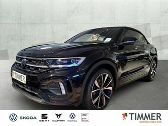 volkswagen t-roc cabriolet r-line 1.5 l tsi dsg*leder*black