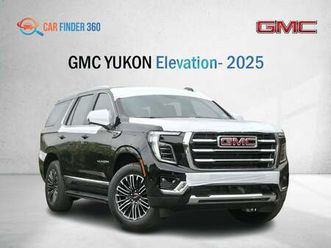 gmc yukon gmc yukon elevation rwd 5.3l v8 - black - 2025 (export only ) 5.3 v8 sle (2wd)