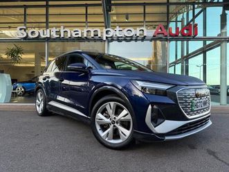 2022 audi q4 e-tron 40 s line suv 5dr electric auto 82kwh (204 ps) estate electric automatic