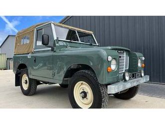 1977 land rover series 3 vert manuel, 4 vitesses conduite...