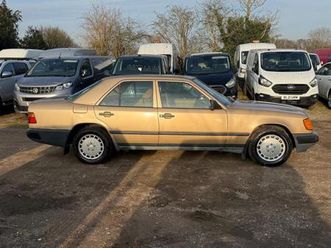1984 mercedes-benz e class 230 e 4dr auto [w124] lhd + classic + import saloon petrol automatic