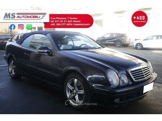 mercedes-benz clk 200 gpl kompressor cat cabrio elegance evo unicoproprietario iscritta asi
