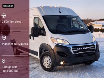 2500 high roof 159po | 12pi plancher | cloiso