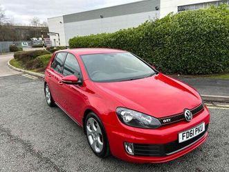 volkswagen golf 2.0 tsi gti hatchback 5dr petrol manual euro 5 (210 ps)-2 former keepers-finished in tornado red-first owner for