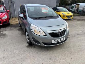 2013 vauxhall meriva 1.4 16v exclusiv euro 5 5dr mpv petrol manual