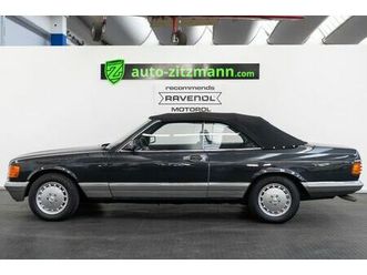 mercedes-benz 500 sec cabrio/klima/tempo/rarität/h-kennzeichen
