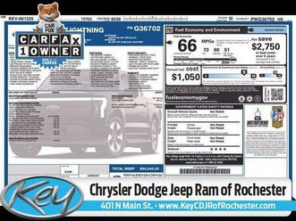 used 2023 ford f-150 lightning platinum