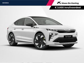 skoda enyaq coupé iv - rs 340 pk | 21'' inch vision velgen | business upgrade advanced | trekhaak wegklapbaar | €