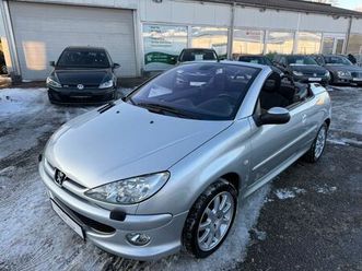 peugeot 206 cc filou 110*klima*alu*pdc*tüv neu*