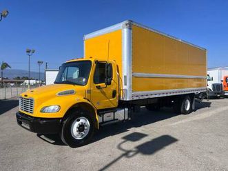 2020 freightliner m2 26' box truck noncdl low mile alum liftgate