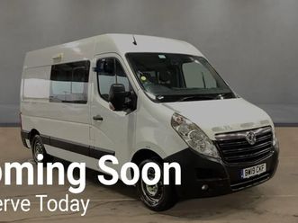 outstanding 2019 vauxhall movano mess unit