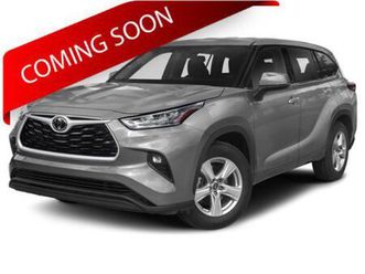 used 2020 toyota highlander l