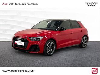 audi a1 sportback 30 tfsi 116 ch s tronic 7 s line plus