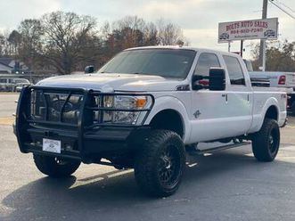 lifted 16 f250 lariat 4x4 clean title southern truck new 35s &20s