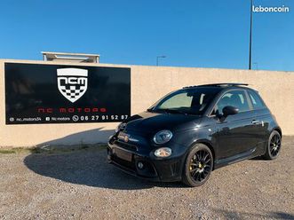 abarth 500 595 1.4 tb 160 cv pista phase 2 - historique complet, distri ok, prépa kbarth 225 cv, (6500) ligne complète ragazzon, kit amortisseurs bc racing..