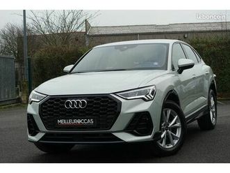 q3 sportback 35 tfsi s-tronic mhev s-line 150ch virtual cockpit/cuir chauffant/grd gps europe/caméra/régulateur/led/1°main/garantie 12 mois