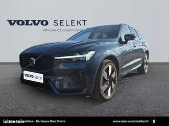 volvo xc60 t6 awd hybride rechargeable 253 ch+145 ch geartronic 8 ultra style dark 5p
