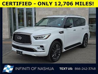 certified 2023 infiniti qx80 premium select awd