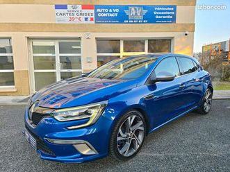 ?? renault megane iv gt 1.6 tce 205ch edc 4 control (188e/mois) - carplay - feux leds