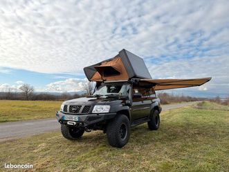 nissan patrol y61 long gu4 phase 3 3.0 di - préparation offroad / bivouac
