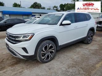 volkswagen atlas 2021, 3.6l, 4x4, sel premium, po gradobiciu 3.6 benzyna