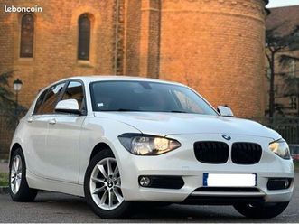 bmw série 1 (f20) 116d 116cv efficientdynamics blanc nacré