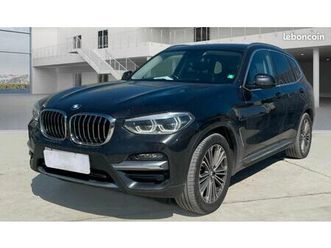 bmw x3 xdrive 30e 292 bva8 luxury 1ere main garantie 12 mois + attelage electrique toit panoramique