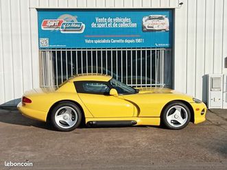 dodge viper rt/10 1995, v10 8.0l 400cv, bvm6. en stock au mans